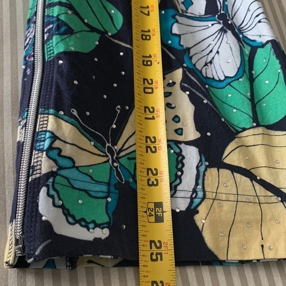 Chico’s light jacket, Greens, blues & white pattern Size1 #079 - Picture 9 of 9